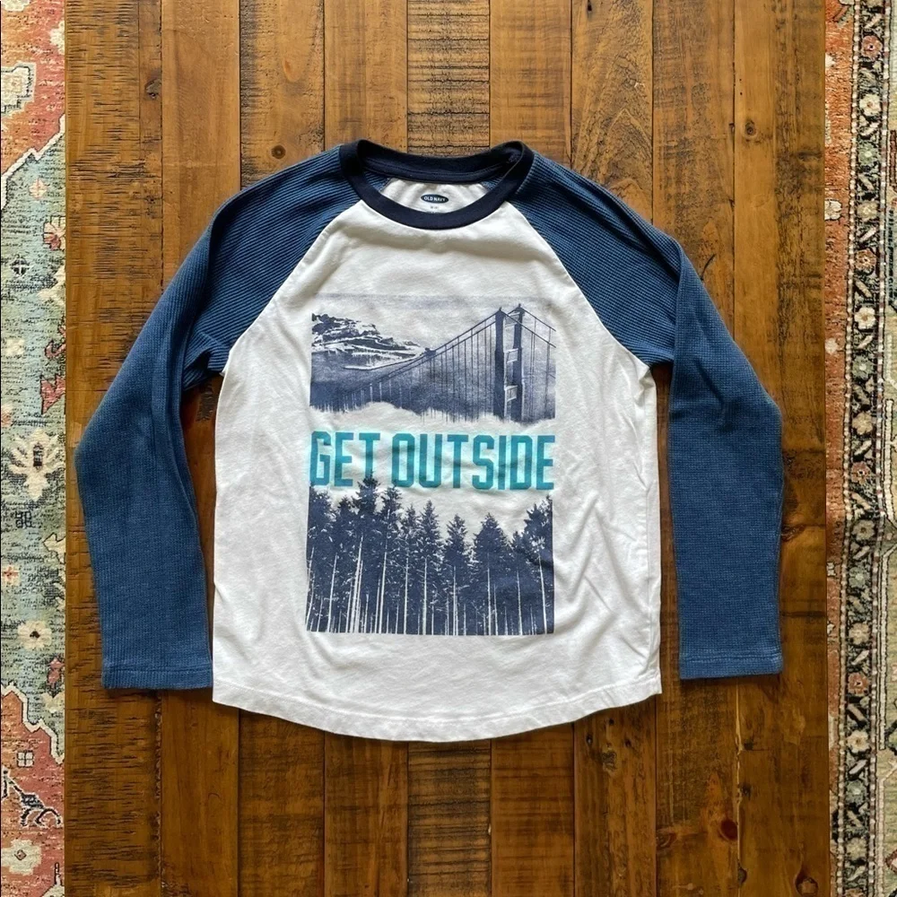 1 Gap & 1 Old Navy, boys long sleeve jersey shirts